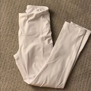 White running leggings